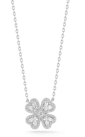 Glaze Jewelry Sterling Silver Clover Necklace