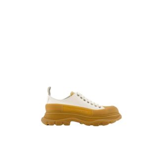 Alexander McQueen Tread Slick Sneakers - Shoes - Mujer - Beige - 40 EU
