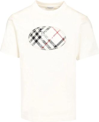 Burberry T-shirts - Heren - T-shirts - Wit - S - Katoen - Tops