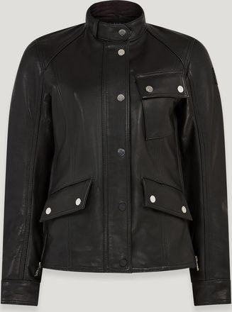 Belstaff Giacca Da Moto Penrith Donna Pelle Di Vitello Nero 2xl