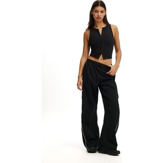 Cotton On Womens Active Baggy Woven Sweatpant in Black at Nordstrom, Size X-Large