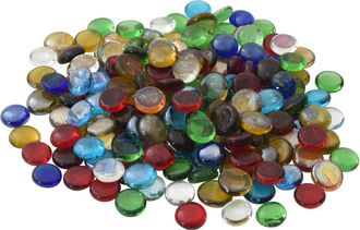 vidaXL Piedra De Vidrio 17-19 Mm Multicolor Cristal Vidaxl
