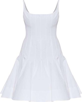 Jacquemus Agave uitlopende mini-jurk