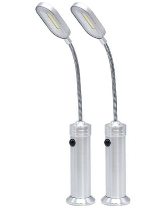 Sorbus Led Magnetic Base Light With Gooseneck