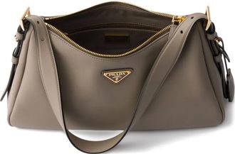 Prada Borsa a spalla Aimée - Grigio