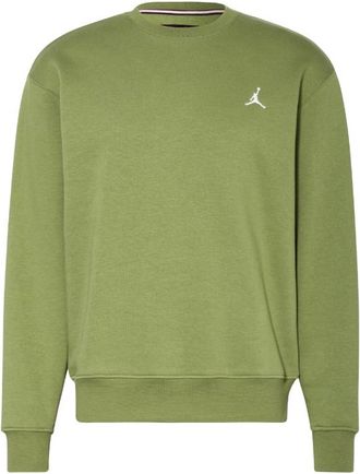 Nike Jordan Air Jordan Brooklyn Fleece Crew-Neck Sweatshirt Sky J Light Olive FJ7777-340