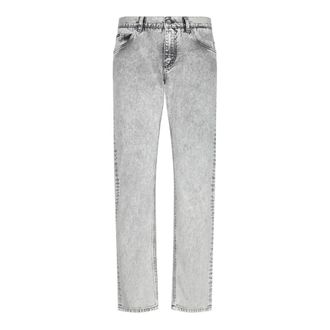 Dolce & Gabbana Slim-fit Jeans, male, Gray, Size: 3XL Grey Slim Jeans