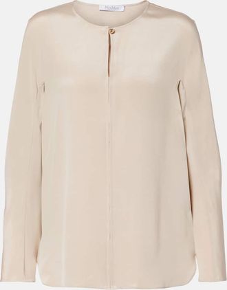 Max Mara Blusa Mitico in misto seta