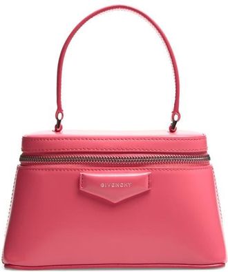 Givenchy Mini Antigona Vanity Leather Handbag in Bright Peach at Nordstrom