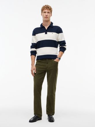 Tommy Hilfiger Mens Stretch Corduroy 5-Pocket Pant - Huntsman Green - 29W x 30L