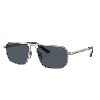 Prada Sunglasses, unisex, Gray, Size: 59 MM Pra53S Sunglasses