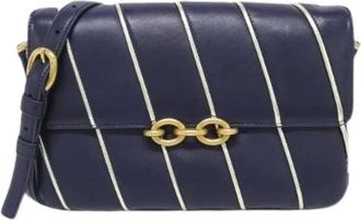Saint Laurent Pre-owned Borsa a Spalla Le Maillon in Pelle - - Pre-owned - Donna - Blu - ONE SIZE
