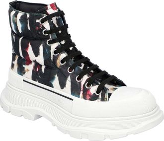 Alexander McQueen Alexander Mcqueen Mens Canvas Tread Slick Boot, Never Worn (Authentic Pre- Loved)