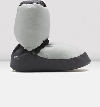 Bloch BLOCH Adult Warm Up Booties, Light Grey Nylon