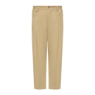 Giuliano Galiano Straight Trousers, male, Brown, Size: 2XL Pantalccio Fresco Lana