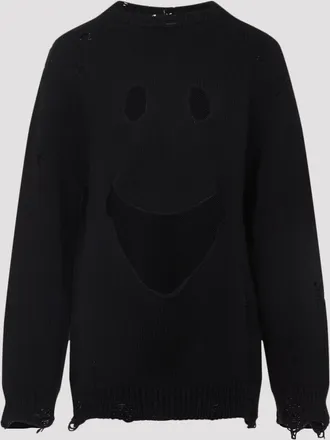 Moschino Smile cropped trui