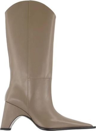 Coperni Heeled Boots - Dames - Laarzen met Hak - Bruin - 38 EU - Schoenen