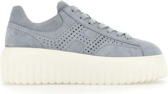 Hogan H-stripes Sneakers - Dames - Sneakers - Blauw - 39 EU - Schoenen