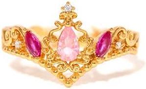 Girls Crew x Disney Princess Sleeping Beauty Ring in Gold at Nordstrom, Size 6.5