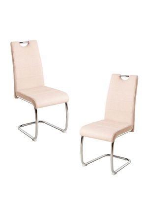 Regalos Miguel Packs Sillas Comedor - Pack 2 Sillas Hallen Tela - Beige