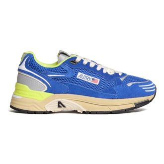 Autry Hyperway Sneakers - Heren - Sneakers - Blauw - 42 EU - Katoen - Schoenen