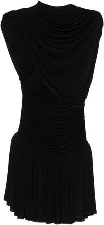 Magda Butrym Draped Pleated Mini Dress