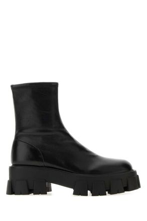 Prada Black Leather Boots