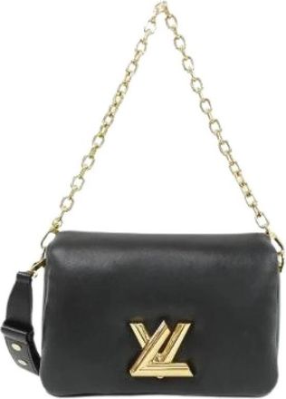 Louis Vuitton Pre-owned Twist Lamslederen Schoudertas - Dames - Vintage Schoudertas - Zwart - ONE Size - Leer - Vintage