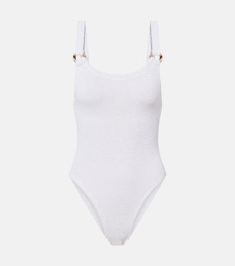 Burberry x Hunza G Domino Burberry Check swimsuit