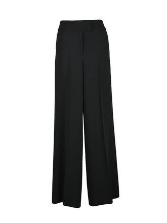 Pennyblack Wide-Leg High-Waisted Trousers In Technical Fabric