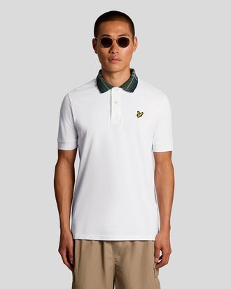 Lyle & Scott Tartan Kraag Poloshirt
