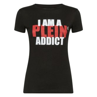 Philipp Plein Dames, Tops, Zwart, Maat: XL Katoen