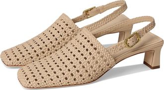 Vince Eris Womens Wedge Shoes Birch Sand Beige Leather : 8.5 M