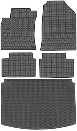 OEM Hyundai I30 Iii Hatchback Desde Mayo De 2020. Juego De Alfombrillas De Goma Para Coche + Alfombrilla Para Maletero