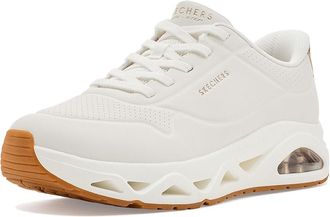 Skechers Uno Glide-Step - Glide On Air Hands Free Slip-Ins Womens Shoes White : 9.5 B - Medium, Synthetic
