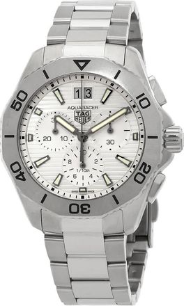 Tag Heuer Aquaracer Chronograph Quartz Grey Dial Mens Watch CBP1111.BA0627