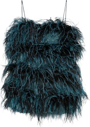 Os&eacute;ree Fluffy Mini Dress