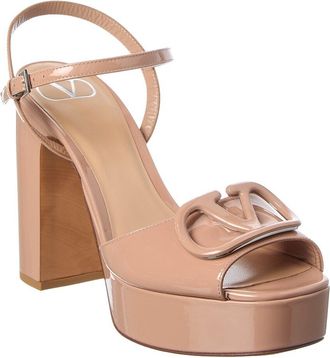 Valentino Vlogo Signature 115 Patent Platform Sandal