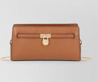 Michael Kors chain strap rectangular crossbody bag leather