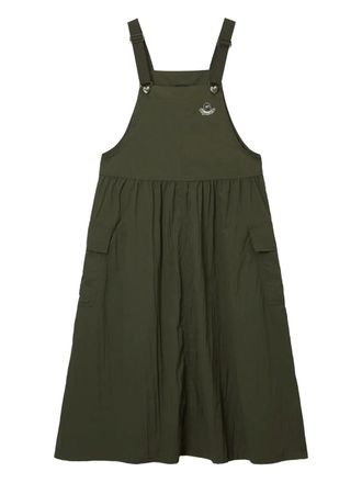 Fingercroxx pocket sleeveless midi dress - Green