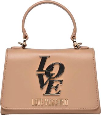 Love Moschino Structured Shoulder Bag With Bold Love Logo