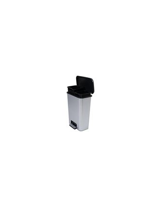 Curver Cubo De Basura Con Pedal Curver Compatta Duo De 2 Compartimentos Gris Claro 23 L + 23 L (46 L)