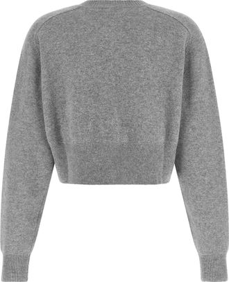 Elisabetta Franchi Wool and Cashmere Blend Cardigan - Gray