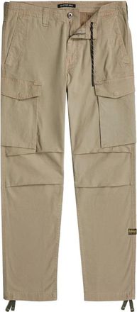 G-Star Broeken, Heren, Groen, W36 L32, Katoen, Cargo Broek Straight Fit Ivoor