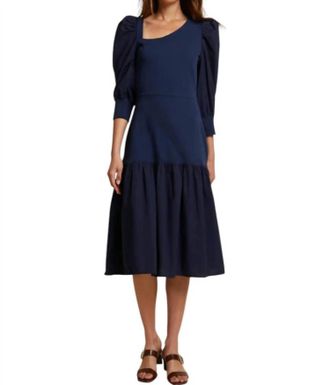 Nation Ltd Catalina Asymmetric Dress In Night Horizon