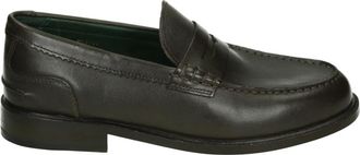 Clarks Bruin leren instappers - Heren - Loafers - Bruin - 44 EU - Leer - Schoenen