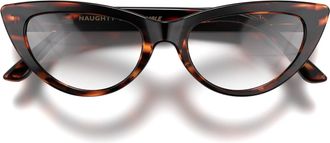 London Mole Eyewear | Naughty Reading Glasses | Cat eye Glasses | Cool Readers | Designer Glasses | Womens Reading Glasses | Spring Hinges | Tortoiseshell | magni