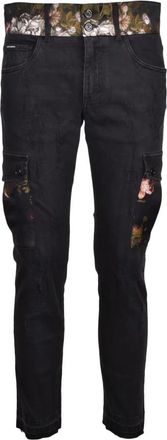 Dolce & Gabbana Skinny Jeans - Heren - Slim Fit Jeans - Zwart - M - Katoen - Jeans
