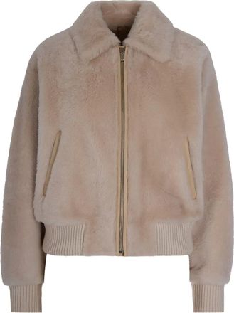 Max Mara Aloa zip jacket - Neutrals