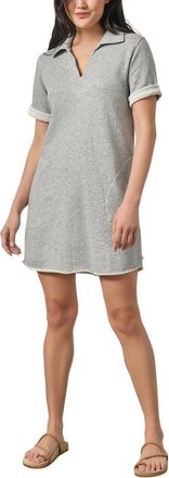 Lilla P Raw Hem Terry Dress
